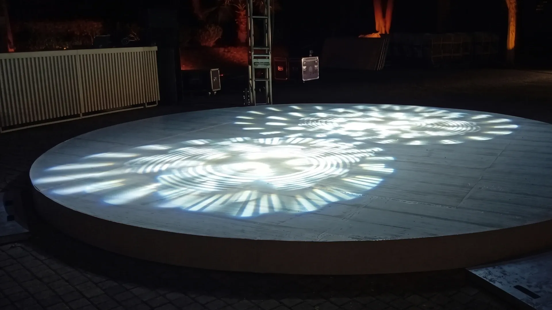 Escenario montado por Pelones Stage para festival en Guadalajara
