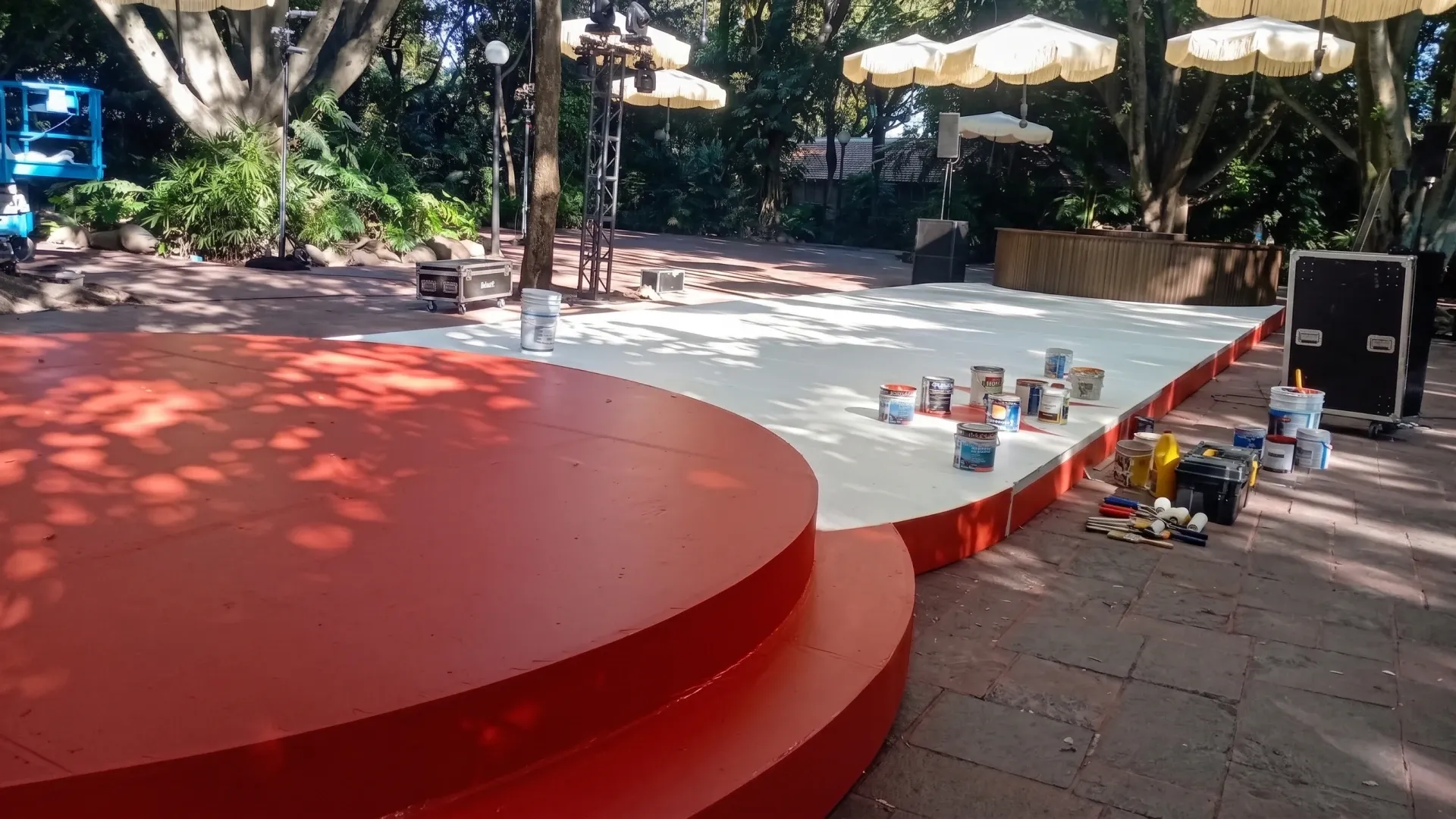 Proyecto de estructuras Layher para festival en Jalisco